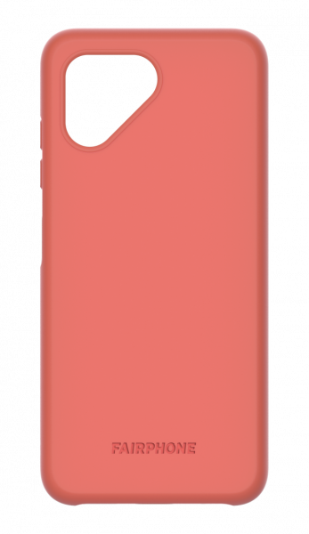 Fairphone 4 Softcase Schutzhülle Pastellrot