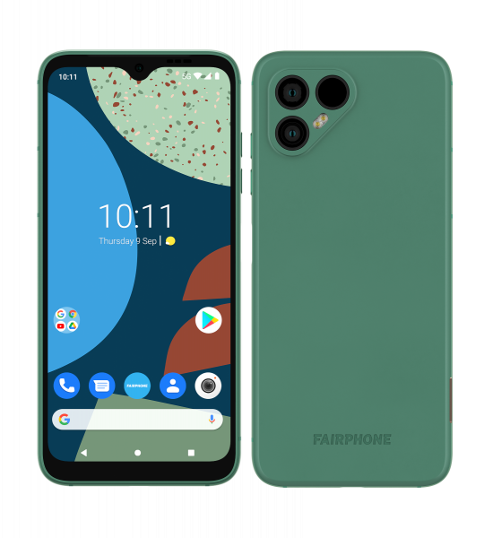 Fairphone 4 (Grün, Dual SIM, 6.3", 256GB, 5G)