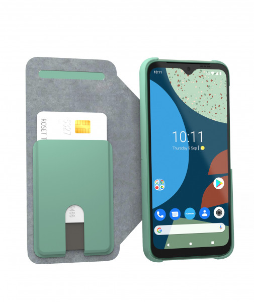 Fairphone 4 Flipcase grün