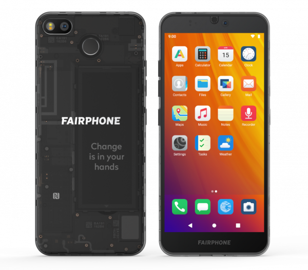 Vorinstalliertes /e/ Betriebssystem auf dem Fairphone