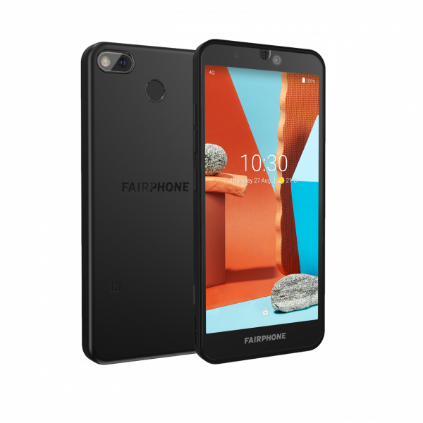 Fairphone 3+ (Schwarz, Dual SIM, 5.65'', 64GB)